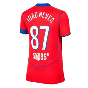 Paris Saint-Germain Joao Neves #87 Tredje Tröja Dam 2025-26 Kortärmad Paris Saint-Germain Joao Neves #87 Tredje Tröja Dam 2025-26 Kortärmad